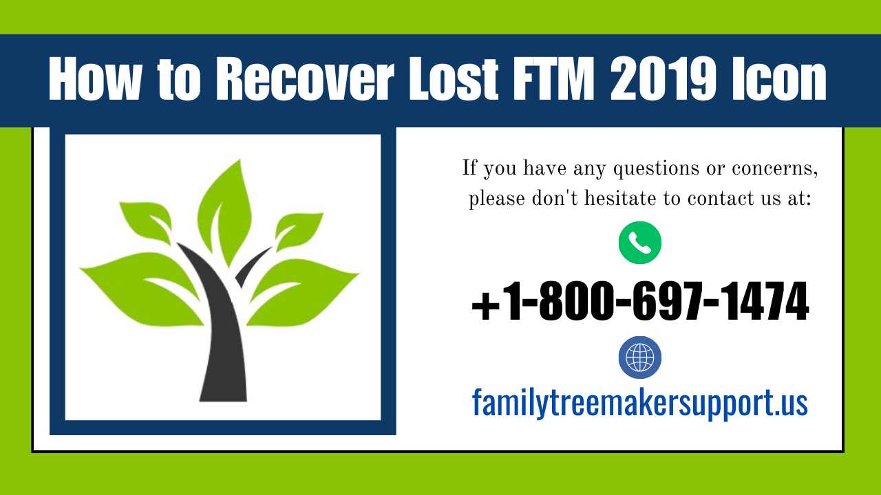 How To Recover Lost Family Tree Maker 2019 Icon